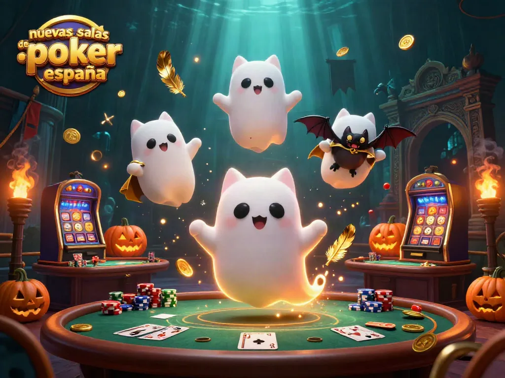 Juega en las nuevas salas de poker online en españa mientras navegas en una atmósfera fantasiosa y vibrante.