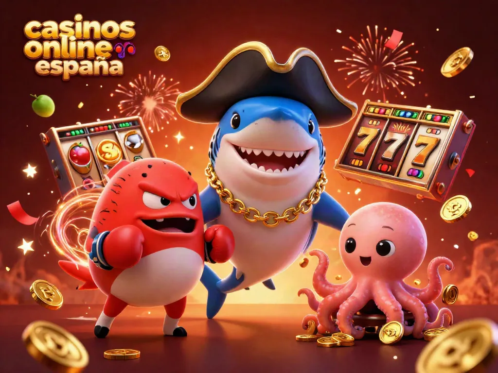 Casinos online España: Juega y disfruta de una emocionante aventura con los personajes de casino en un escenario lleno de acción.