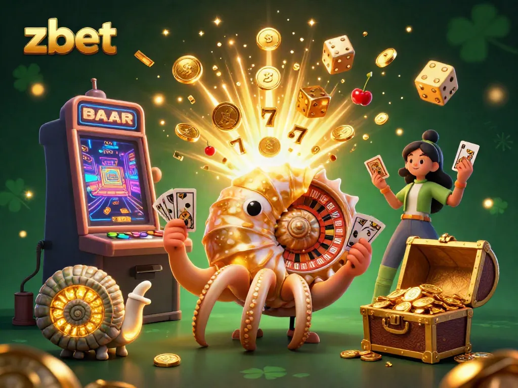 Experience thrilling gameplay at zbet with ancient nautilus, vibrant casino elements, and jackpot surprises.