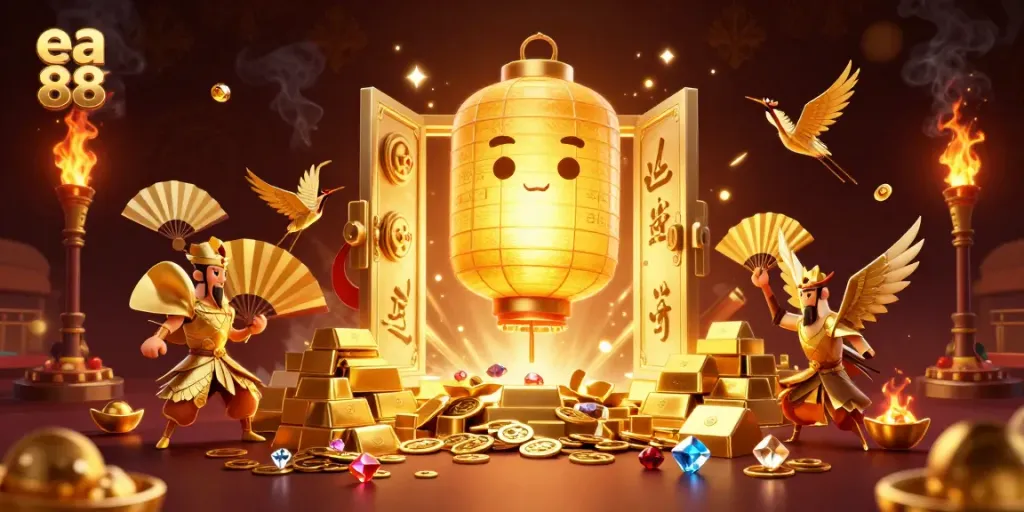 Experience the thrill of ea 88’s vibrant casino scene filled with luck, treasures, and winning energy.