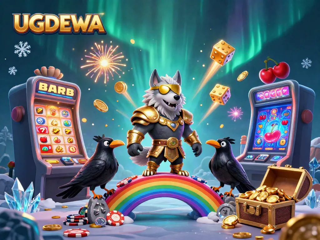 Experience the captivating world of UGDEWA as the Odin wolf and its ravens explore exciting casino adventures.