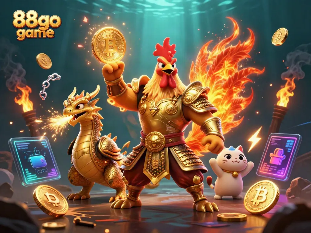 Engage in thrilling gameplay at 88go game, featuring vibrant characters and dazzling gambling elements.