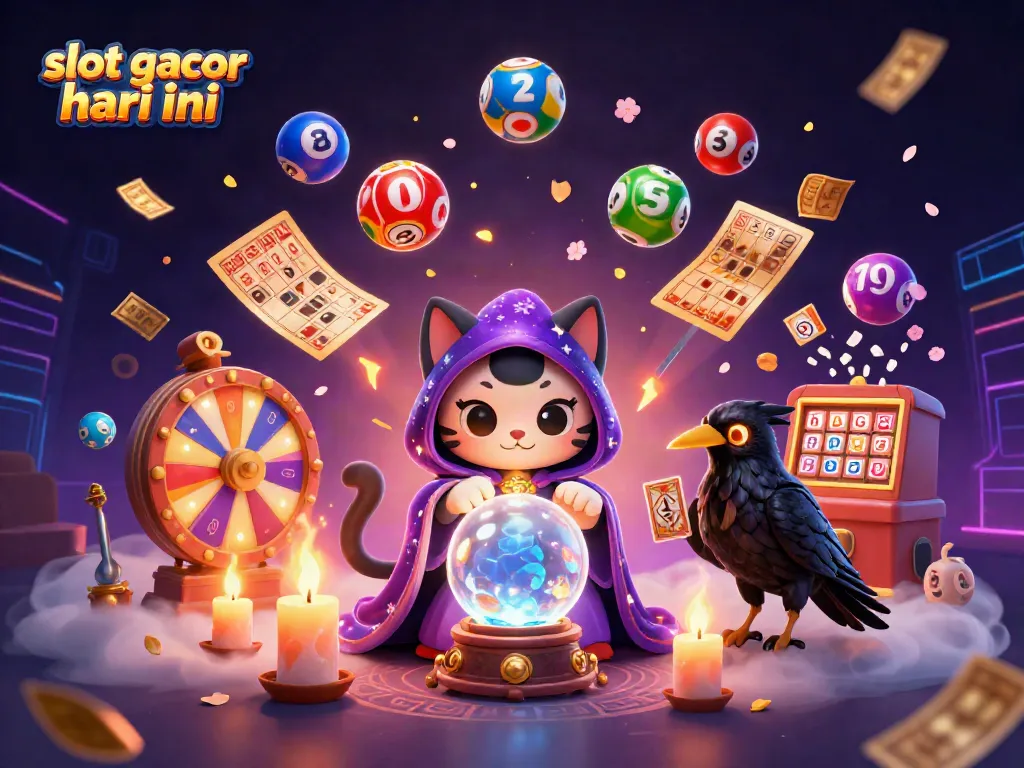 Engage in thrilling gameplay with slot gacor hari ini featuring vibrant characters and lottery balls.