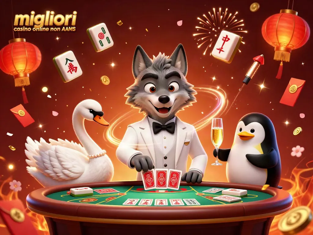 I migliori casino online non AAMS: anima i giochi con una scena festosa e vivace.