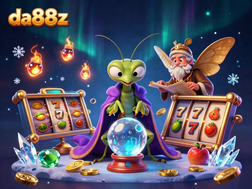 Engage with da88z's vibrant online casino scene featuring 3D characters, slot games, and dynamic elements.