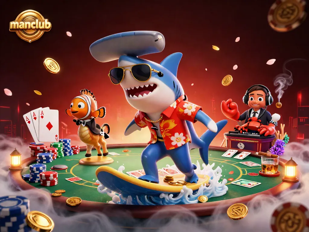 manclub showcases thrilling casino gaming with vibrant characters and rich elements, perfect for gamblers.
