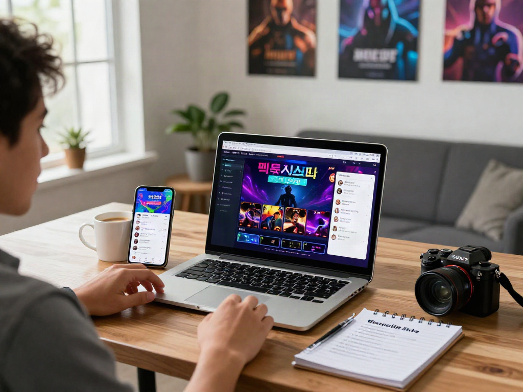Engaging community scene on the 먹튀스팟 platform showcasing online gambling safety and verification tips.