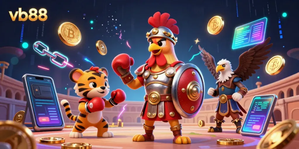 Experience thrilling gaming moments at vb88 with stunning 3D characters and vibrant casino elements.