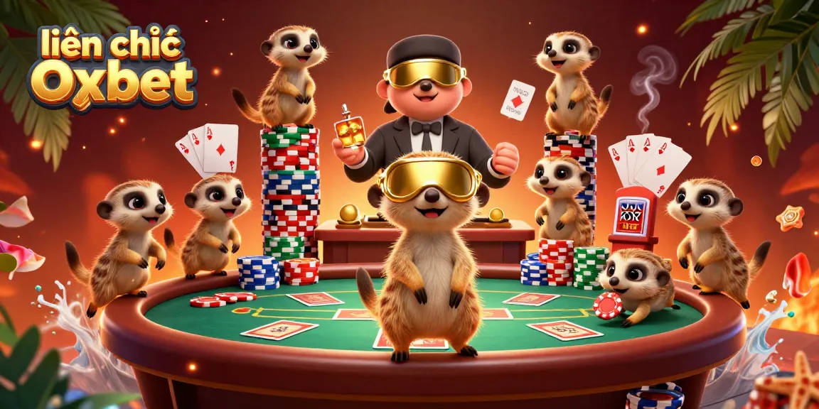 Engage with the lively scene of liên hệ Oxbet, where meerkats run a thrilling casino operation with dynamic poker elements.