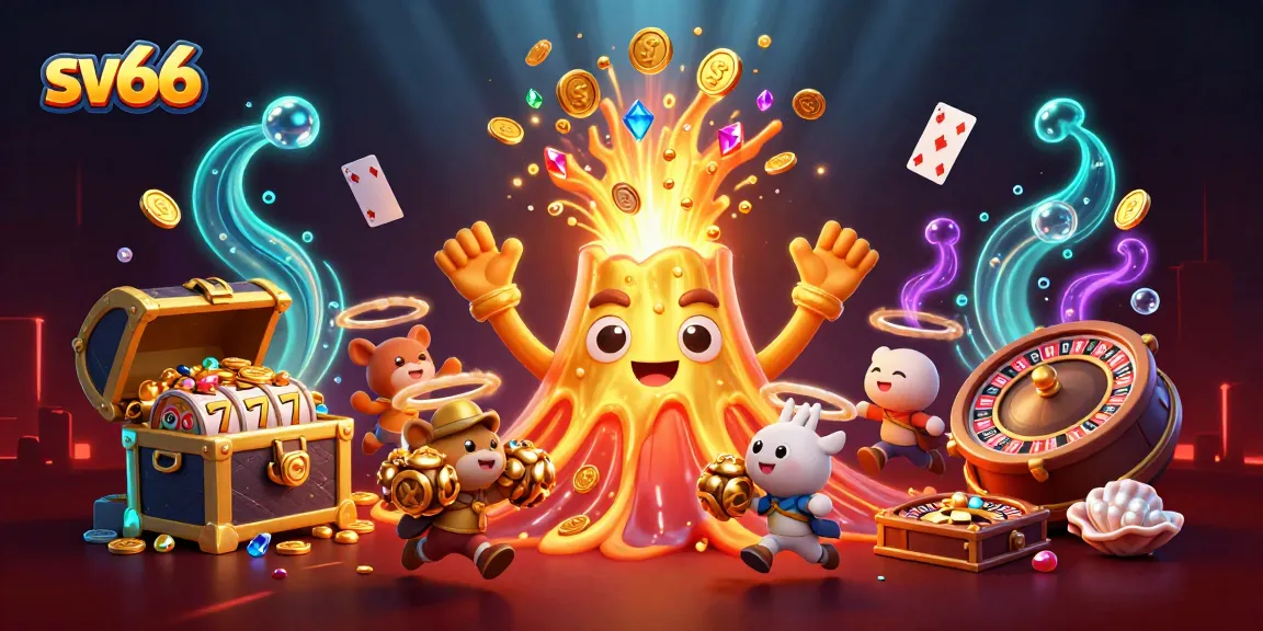 Experience exciting gameplay and win with sv66's thrilling treasures from the volcano scene.