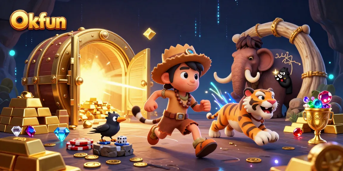 Engage with Okfun’s thrilling prehistoric casino featuring dynamic characters and vibrant treasures.