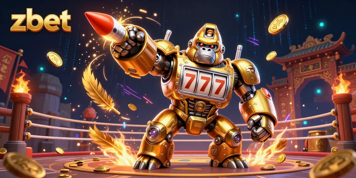 ZBET showcases an exhilarating gambling scene with 3D characters and vibrant casino elements in action.