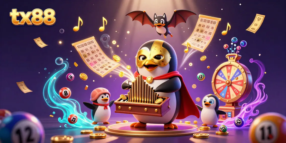Experience the thrill of tx88 as the phantom opera penguin orchestrates a winning symphony of gold!