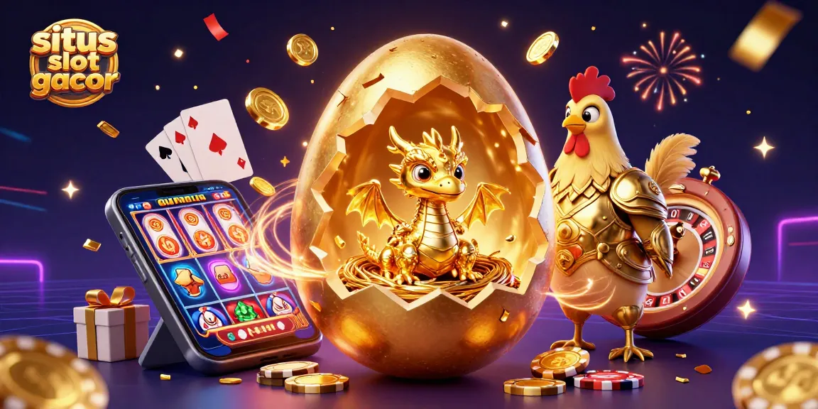Experience the excitement at situs slot gacor, where a golden dragon and prizes await in vibrant gaming action.