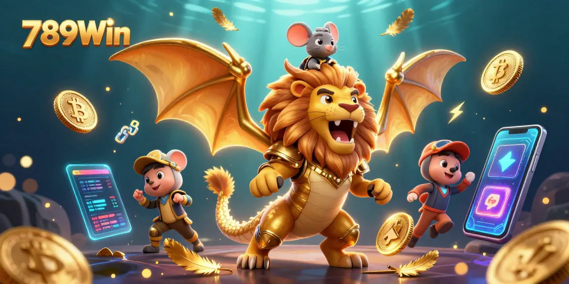 Experience thrilling wins with 789Win's dynamic gaming scene featuring exciting 3D characters.